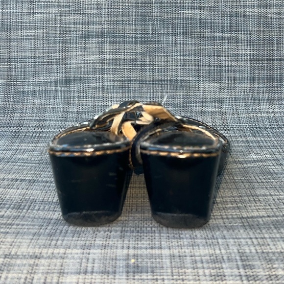 BOC Born Concept black buckle wedges - Picture 5 of 8